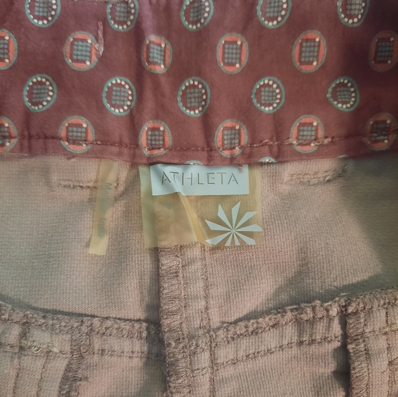 Athleta chocolate corduroy skirt sz 8 *C1 - Picture 5 of 5